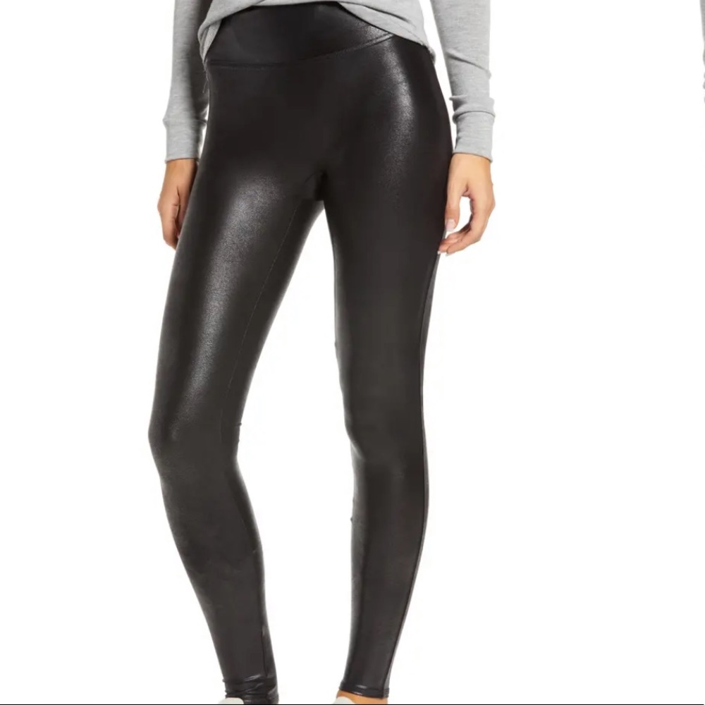 SPANX Faux Leather Leggings